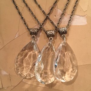 Vintage Chandelier Crystal Necklace